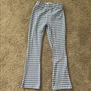 Urban Outfitters Blue and White Checkered Pants women’s
